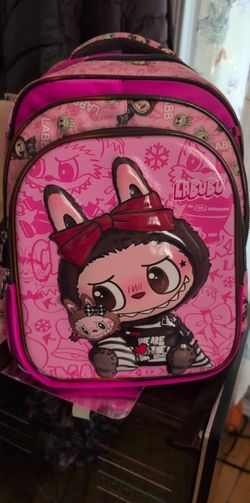 Labubu Backpack Pink