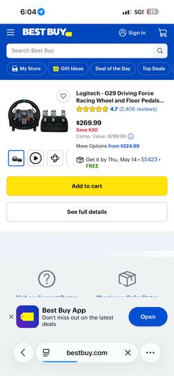 Steering wheel and gas pedals brand new