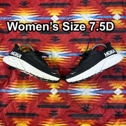 Hoka One One ARAHI 7 Black White Shoes 1147890 BWHT Women’s Size 7.5 D