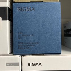 Sigma 17-40mm F1.8 DC Lens For Sony 