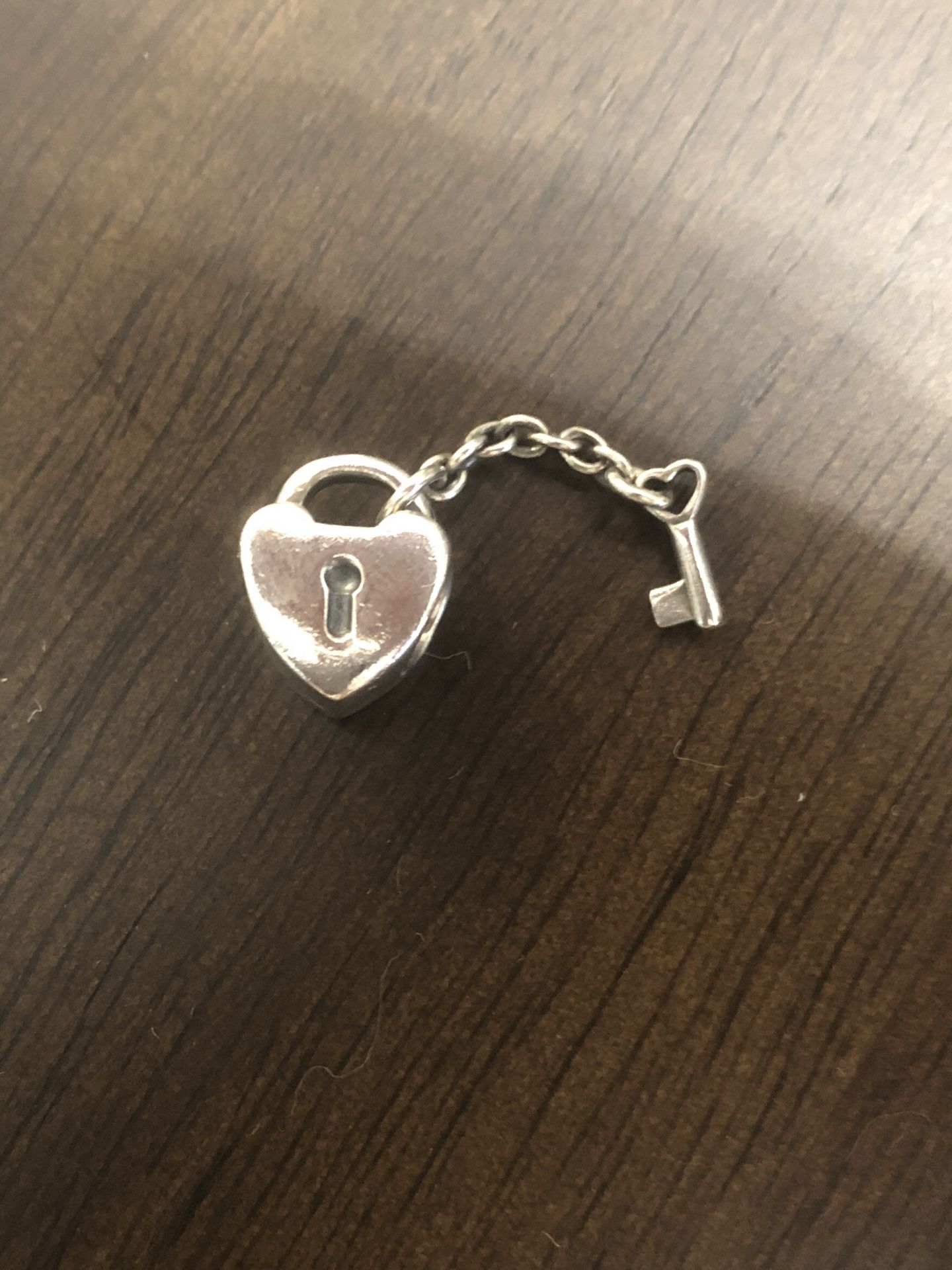 Pandora key to my heart charm
