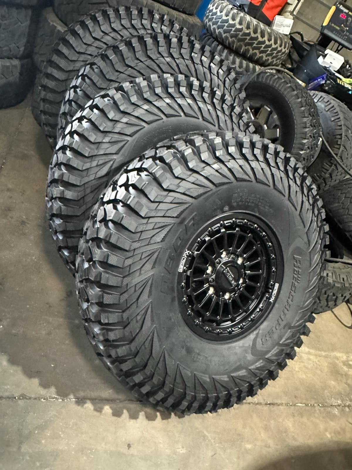 On-Sale METAL FX 15x7 Beadlock Wheels & Obor Rocsraper 35x10-15 For 4 5 6 Lug UTV SXS (We finance…