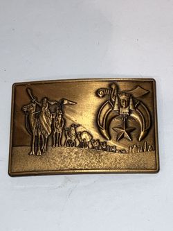 Belt Buckle Vintage 3” X 2”