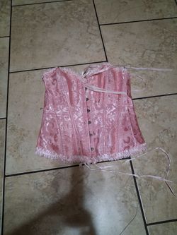 Pink corset size m in good condition