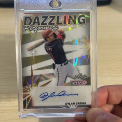 Dylan Crews Leaf Vivid Auto /6
