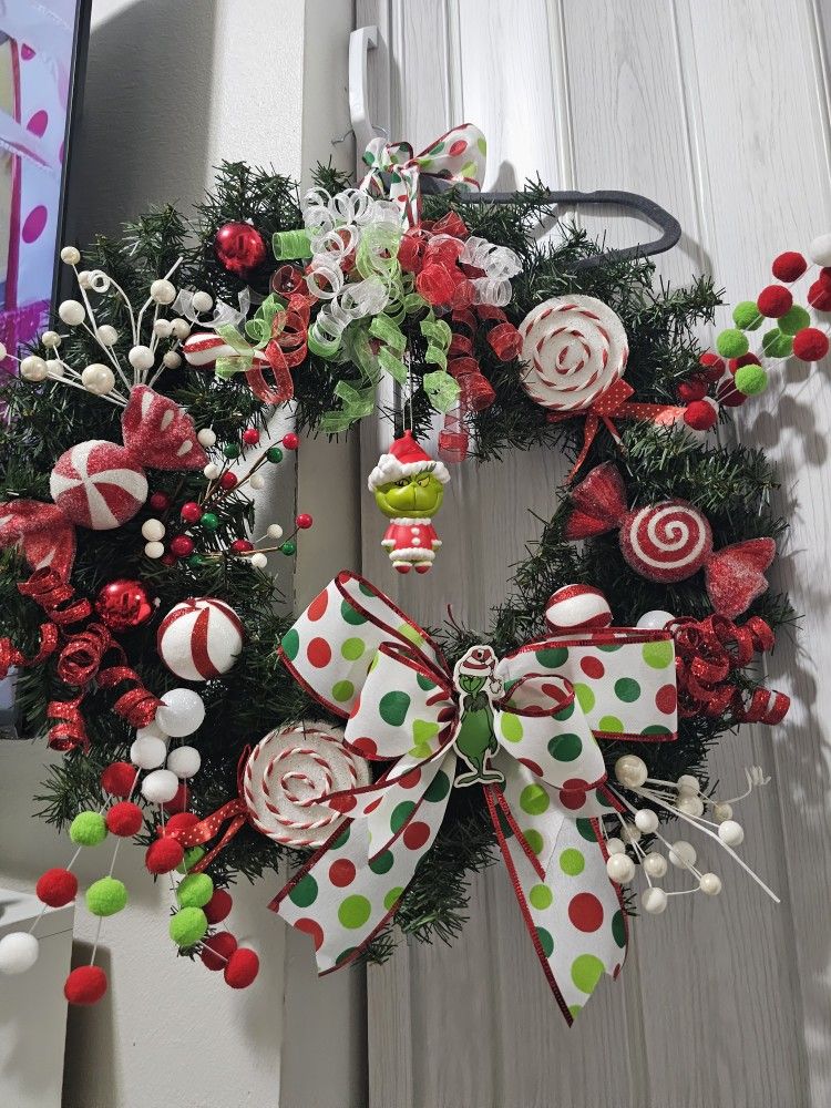 Grinch Wreath