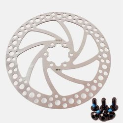 140mm 160mm 180mm 203mm Bike Disc Brake Rotor With 6 Bolts, MTB Bicycle Brakes Stainless Steel Rotors, Fit For Mountain Bike Road Bikes Ebike BMX