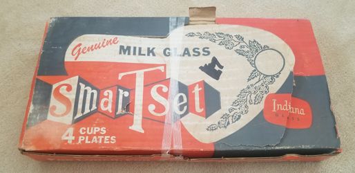 Indiana Milk Glass Smart Set