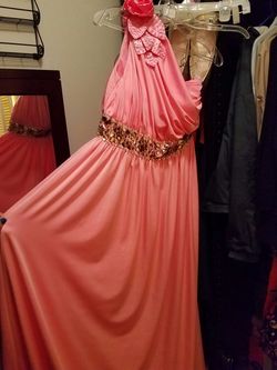 Prom Pink long dress