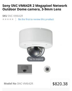 S0NY SNC VM642R Outdoor Dome Camera