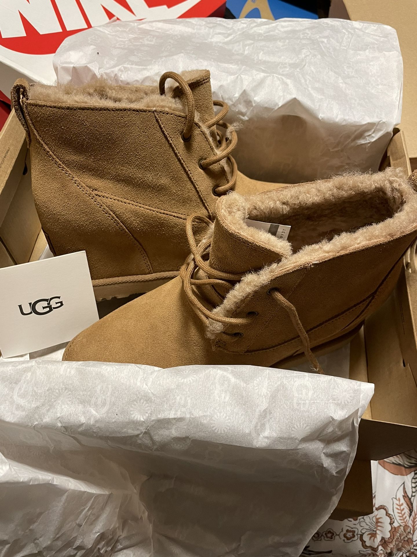Brand New UGG Women's Classic Femme Lace Bootie Ankle Boot