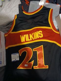 Authentic Signed Dominic Wilkins Jersey