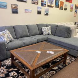 Dalhart Charcoal RAF Sectional /couch 