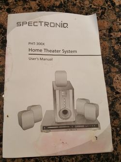 HOME DVD THEATER SYSTEM PHT-3000XSPECTRON IQ
