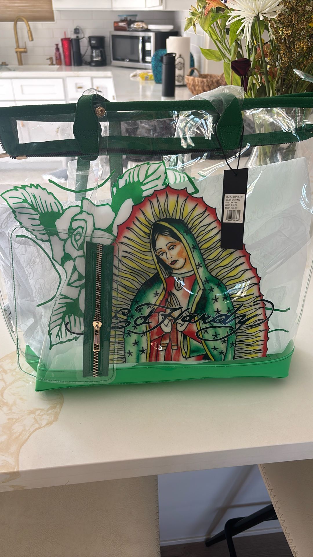 Ed Hardy PVC Tote Bag