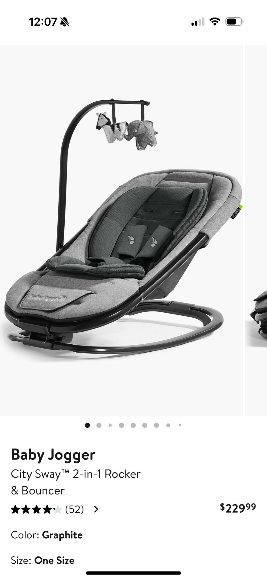 Baby Jogger 2 In 1 Bouncer And Rocker