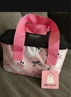 Small Insulated Lunch Bag Ghost Print