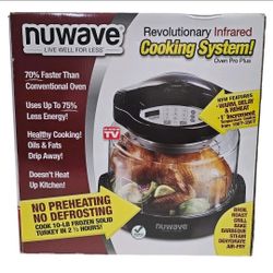 NEW NUWAVE Infrared Pro Plus Oven Model 20631 BLACK Cooking System Oven Pro Plus