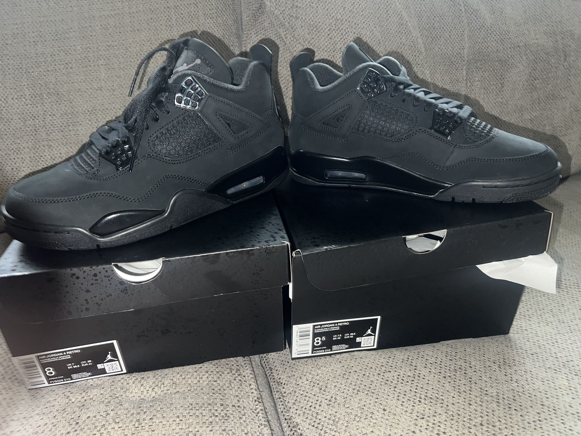 Jordan 4 BLACK CAT 🐈‍⬛ 