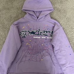 Purple Sp5der hoodie