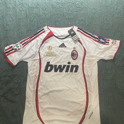 retro ac milan kaka shirt