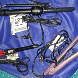 Olla Bella Professional Straightener,  Tool Science Curling Iron, Fromm Heating ,blow Dryer ,Remington Straightener 