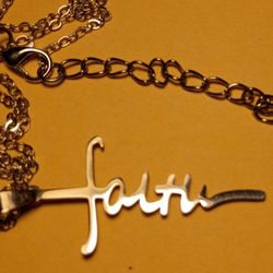 Faith Necklace In Perfect Condition 