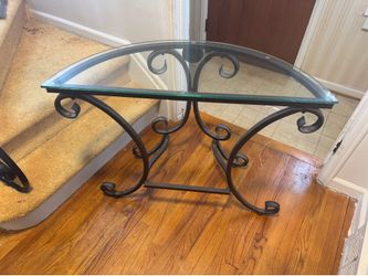 Iron Glass Table