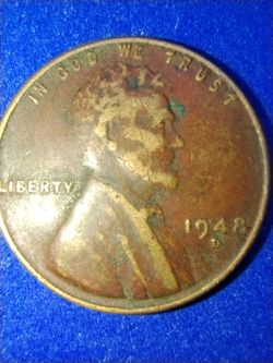 1948 Lincoln Deep Red  Memorial Penny Denver