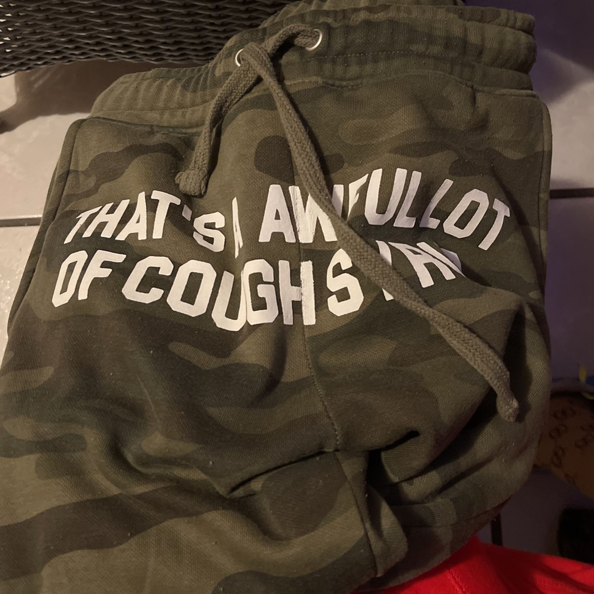 Awful Lot Of Cough Syrup Sweats Brand New Sz Medium 