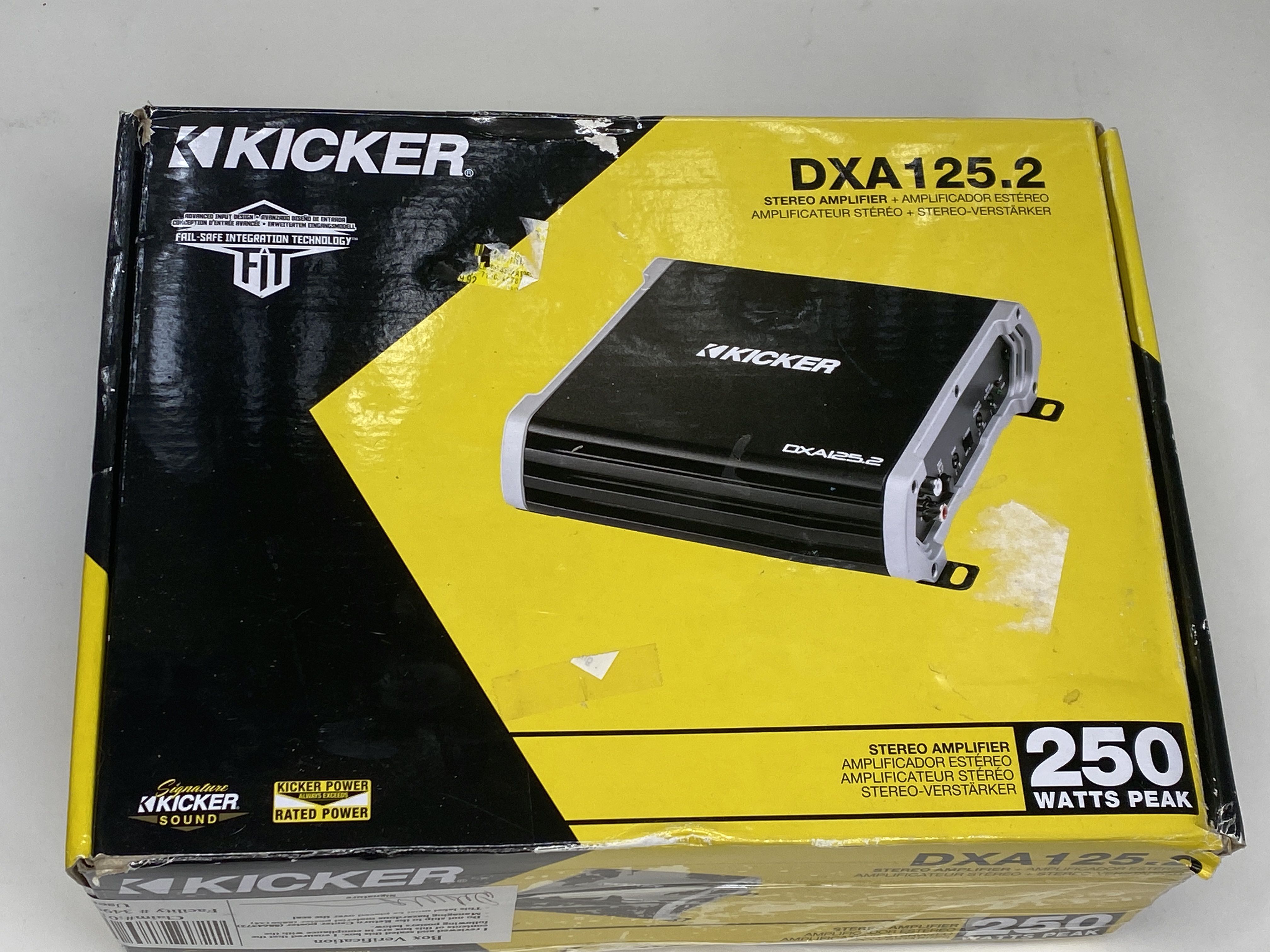 Kicker 43DXA1252 Car Audio 2 Channel Amp DXA125.2 AMP Amplifier