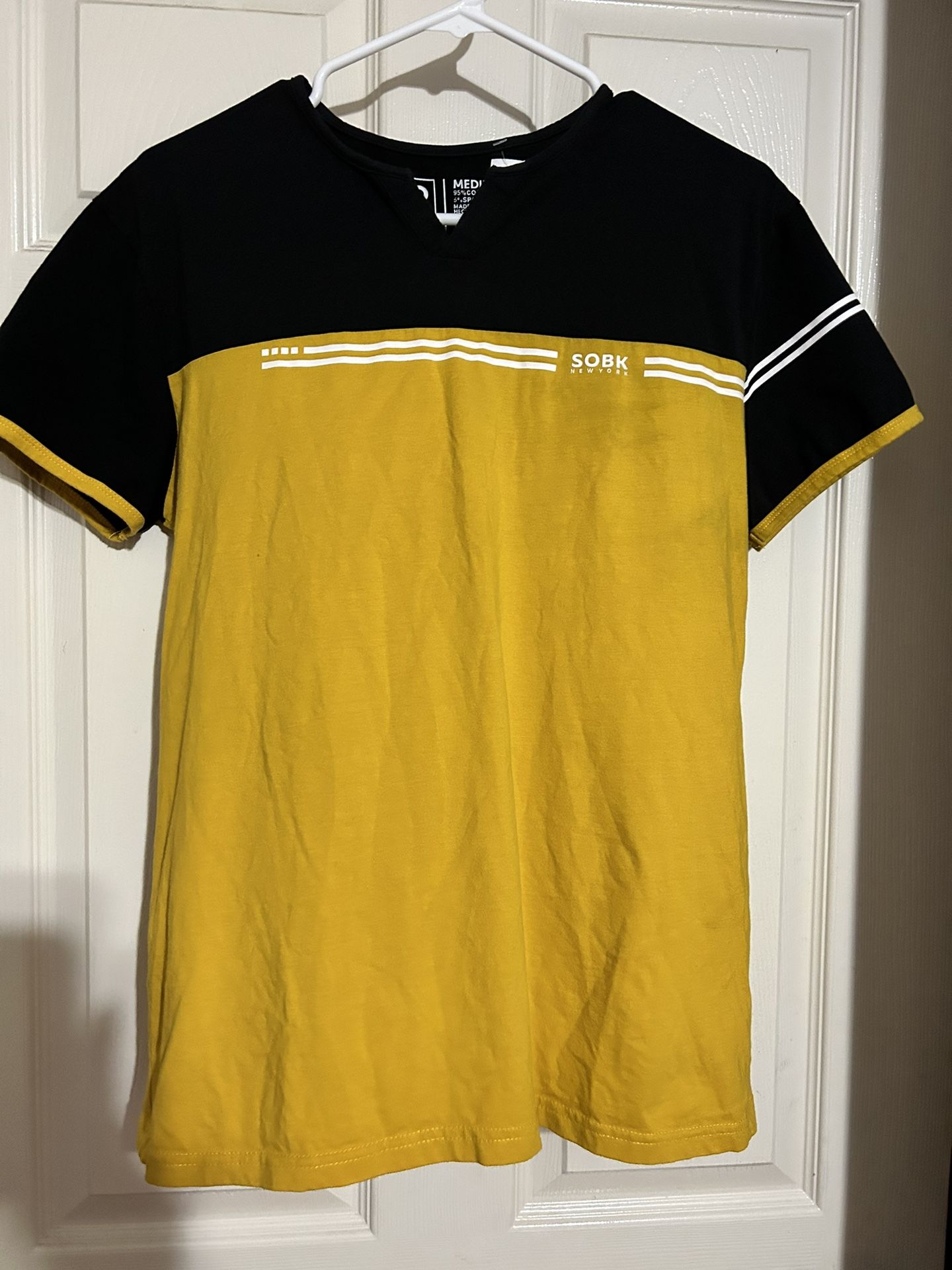 SOBK Yellow/Black Shirt (Straight Out Of Brooklyn)