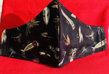 Fishing lures theme mask