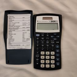 Texas Instruments Calculator 30X IIS