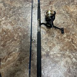 Custom made Fishing Combo . Rod And Reel Set Up 
