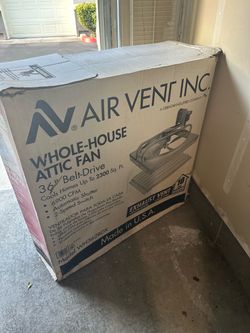 New in Box Whole house fan