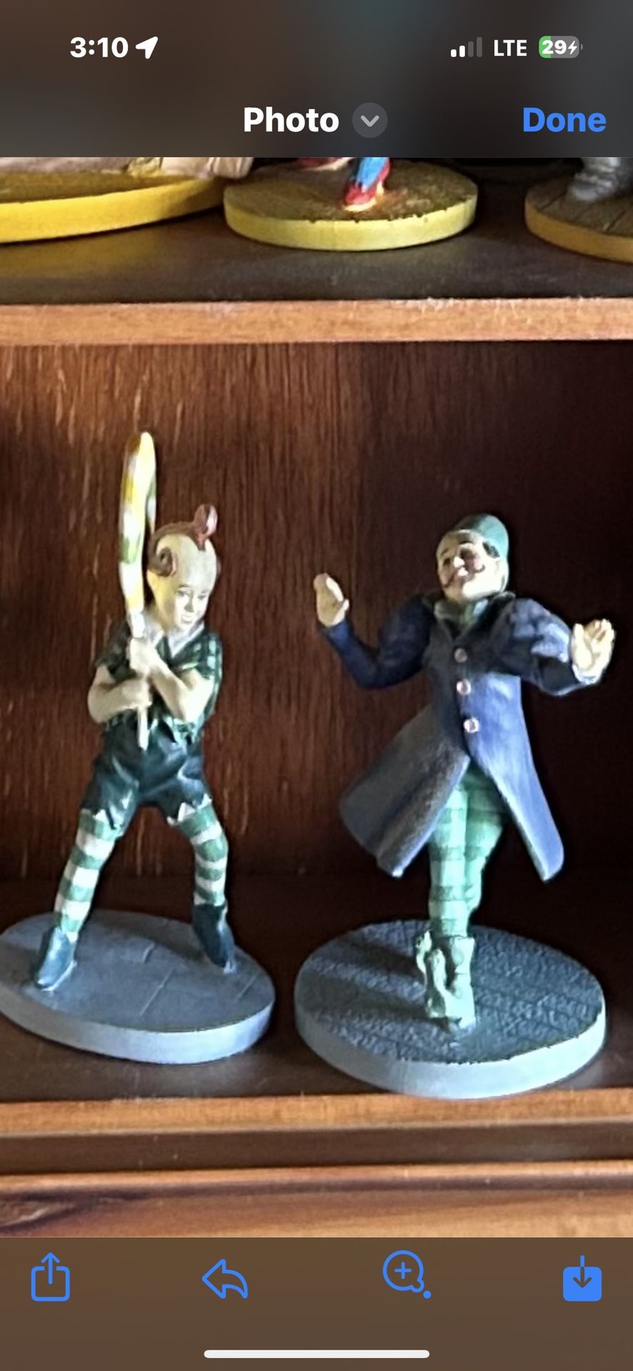 The Wizard Of Oz Portrait Sculptures Display Shelf 20 Figures 1988