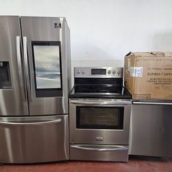Stainless Steel Appliances  30 Day Warranty 