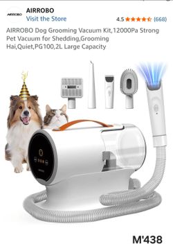 Pet grooming vacuum kit.(M'438)