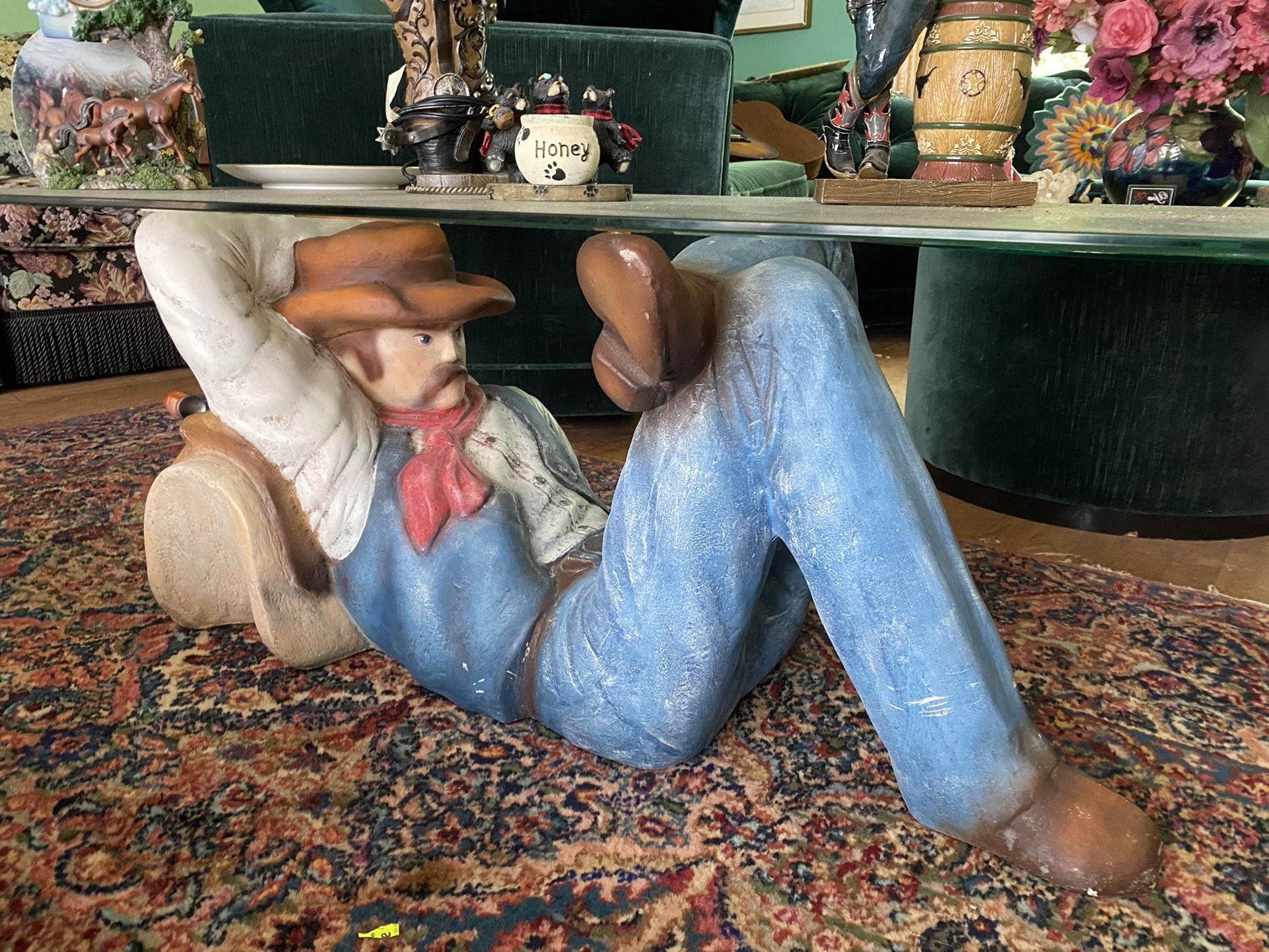 Cowboy coffee table