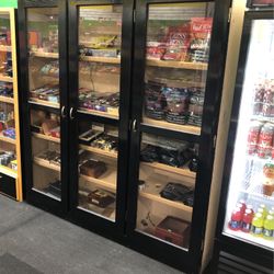 3 Door Cigar Cabinet