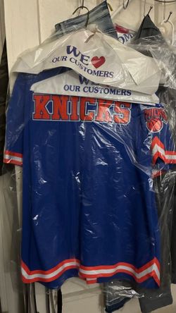 Pro  standard knicks button down jersey and short set size XL