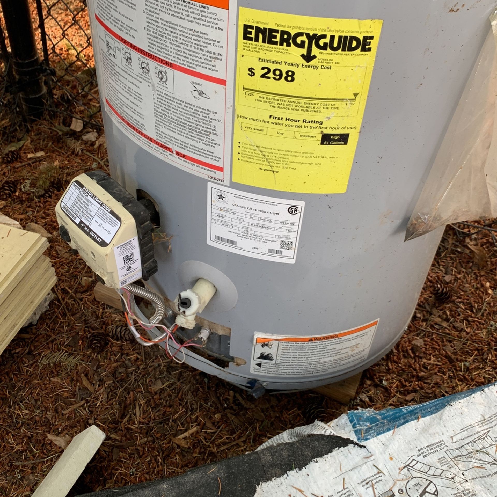 Gas Water Heater 