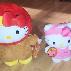 Hello Kitty  Pink Mummy Halloween Sidestepper & Hello Kitty Thankgiving Turkey Greeter