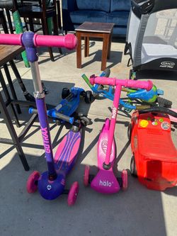 Kids Scooter Lot – Gotrax and Halo Jr