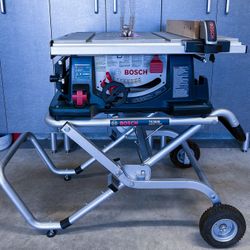 Table Saw, Bosch 10-inch with Stand
