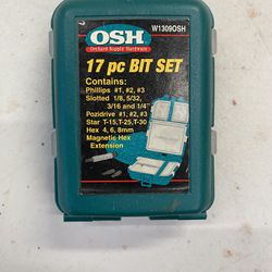 OSH 17 Piece Drill Bit Set