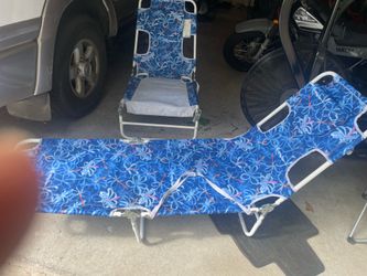 New beach lounger