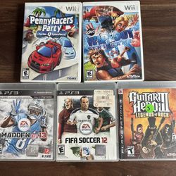 PS3 And WII Games