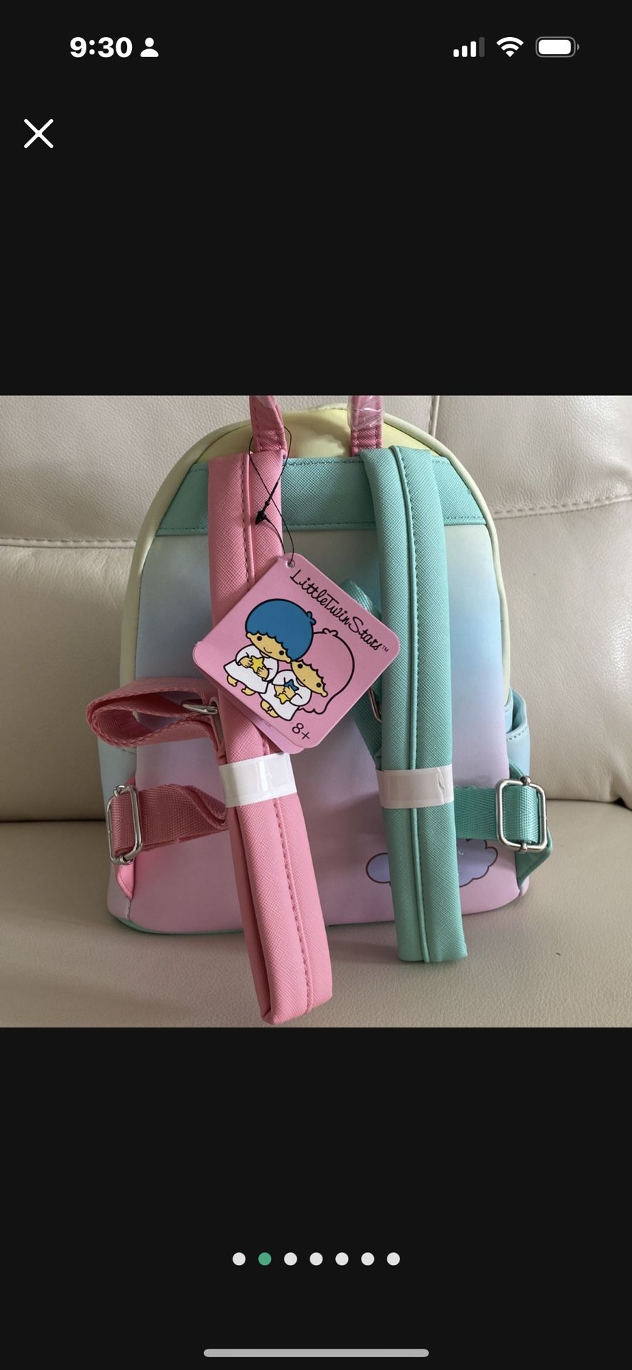 New Loungefly Sanrio Little Twin Stars Mini Backpack
